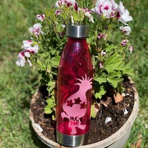 Etched plastic bottles